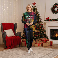 Christmas T Rex Rawr Rawr Rawr Christmas Pajama Set Xmas Holiday Patterns - Wonder Print Shop