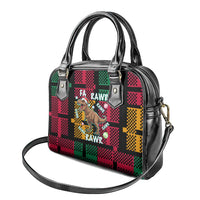 Christmas T Rex Rawr Rawr Rawr Shoulder Handbag Xmas Holiday Patterns - Wonder Print Shop