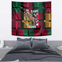 Christmas T Rex Rawr Rawr Rawr Tapestry Xmas Holiday Patterns - Wonder Print Shop