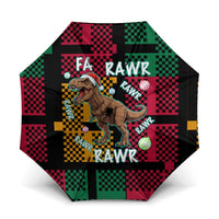 Christmas T Rex Rawr Rawr Rawr Umbrella Xmas Holiday Patterns - Wonder Print Shop