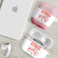 I'm Dreaming Of A Pink Christmas Flamingo Christmas Christmas AirPods Case Xmas Holiday Patterns - Wonder Print Shop