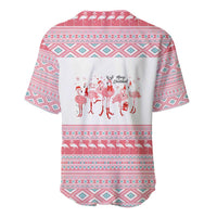 I'm Dreaming Of A Pink Christmas Flamingo Christmas Christmas Baseball Jersey Xmas Holiday Patterns - Wonder Print Shop