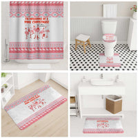 I'm Dreaming Of A Pink Christmas Flamingo Christmas Christmas Bathroom Set Xmas Holiday Patterns - undefined