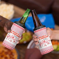 I'm Dreaming Of A Pink Christmas Flamingo Christmas Christmas 4 in 1 Can Cooler Tumbler Xmas Holiday Patterns - Wonder Print Shop