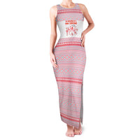 I'm Dreaming Of A Pink Christmas Flamingo Christmas Christmas Family Matching Tank Maxi Dress and Hawaiian Shirt Xmas Holiday Patterns - Wonder Print Shop