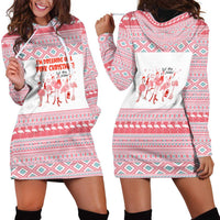 I'm Dreaming Of A Pink Christmas Flamingo Christmas Christmas Hoodie Dress Xmas Holiday Patterns - Wonder Print Shop