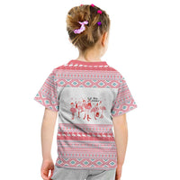 I'm Dreaming Of A Pink Christmas Flamingo Christmas Christmas Kid T Shirt Xmas Holiday Patterns - Wonder Print Shop
