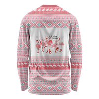 I'm Dreaming Of A Pink Christmas Flamingo Christmas Christmas Long Sleeve Shirt Xmas Holiday Patterns - Wonder Print Shop