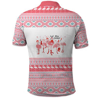 I'm Dreaming Of A Pink Christmas Flamingo Christmas Christmas Polo Shirt Xmas Holiday Patterns - Wonder Print Shop