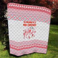 I'm Dreaming Of A Pink Christmas Flamingo Christmas Christmas Quilt Xmas Holiday Patterns - Wonder Print Shop