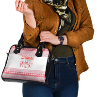 I'm Dreaming Of A Pink Christmas Flamingo Christmas Christmas Shoulder Handbag Xmas Holiday Patterns - Wonder Print Shop