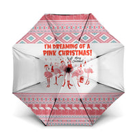 I'm Dreaming Of A Pink Christmas Flamingo Christmas Christmas Umbrella Xmas Holiday Patterns - Wonder Print Shop