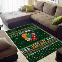 Ight Imma Head Out Santa Funny Christmas Christmas Area Rug Xmas Holiday Patterns - Wonder Print Shop
