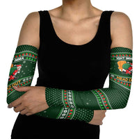 Ight Imma Head Out Santa Funny Christmas Christmas Arm Sleeves Xmas Holiday Patterns - Wonder Print Shop