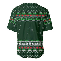 Ight Imma Head Out Santa Funny Christmas Christmas Baseball Jersey Xmas Holiday Patterns - Wonder Print Shop