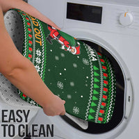 Ight Imma Head Out Santa Funny Christmas Christmas Bathroom Set Xmas Holiday Patterns - Wonder Print Shop