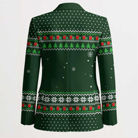 Ight Imma Head Out Santa Funny Christmas Christmas Blazer Xmas Holiday Patterns - Wonder Print Shop