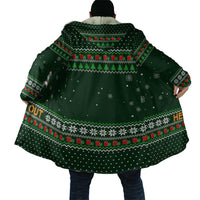 Ight Imma Head Out Santa Funny Christmas Christmas Cloak Xmas Holiday Patterns - Wonder Print Shop
