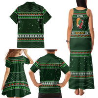 Ight Imma Head Out Santa Funny Christmas Christmas Family Matching Tank Maxi Dress and Hawaiian Shirt Xmas Holiday Patterns - Wonder Print Shop
