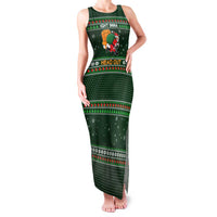 Ight Imma Head Out Santa Funny Christmas Christmas Family Matching Tank Maxi Dress and Hawaiian Shirt Xmas Holiday Patterns - Wonder Print Shop