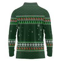 Ight Imma Head Out Santa Funny Christmas Christmas Long Sleeve Polo Shirt Xmas Holiday Patterns - Wonder Print Shop