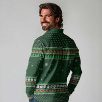 Ight Imma Head Out Santa Funny Christmas Christmas Long Sleeve Polo Shirt Xmas Holiday Patterns - Wonder Print Shop