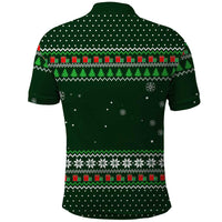 Ight Imma Head Out Santa Funny Christmas Christmas Polo Shirt Xmas Holiday Patterns - Wonder Print Shop