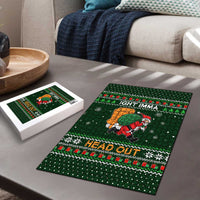 Ight Imma Head Out Santa Funny Christmas Christmas Puzzle Xmas Holiday Patterns - Wonder Print Shop