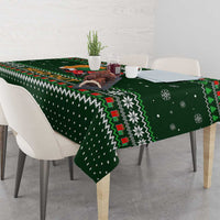 Ight Imma Head Out Santa Funny Christmas Christmas Tablecloth Xmas Holiday Patterns - Wonder Print Shop