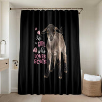 Who Loves Goat Just A Girl Christmas Trees Christmas Christmas Bathroom Set Xmas Holiday Patterns - Wonder Print Shop