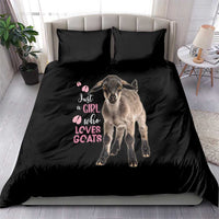 Who Loves Goat Just A Girl Christmas Trees Christmas Christmas Bedding Set Xmas Holiday Patterns - Wonder Print Shop