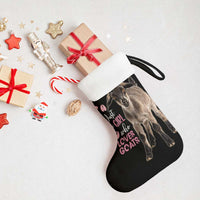 Who Loves Goat Just A Girl Christmas Trees Christmas Christmas Stocking Xmas Holiday Patterns - Wonder Print Shop