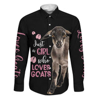 Who Loves Goat Just A Girl Christmas Trees Christmas Christmas Family Matching Mermaid Dress and Hawaiian Shirt Xmas Holiday Patterns - Wonder Print Shop