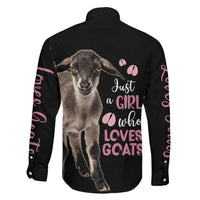 Who Loves Goat Just A Girl Christmas Trees Christmas Christmas Family Matching Mermaid Dress and Hawaiian Shirt Xmas Holiday Patterns - Wonder Print Shop