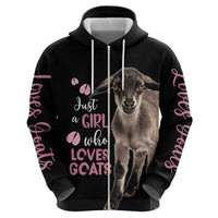 Who Loves Goat Just A Girl Christmas Trees Christmas Christmas Hoodie Xmas Holiday Patterns - Wonder Print Shop