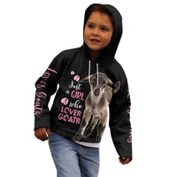 Who Loves Goat Just A Girl Christmas Trees Christmas Christmas Kid Hoodie Xmas Holiday Patterns - Wonder Print Shop