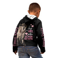 Who Loves Goat Just A Girl Christmas Trees Christmas Christmas Kid Hoodie Xmas Holiday Patterns - Wonder Print Shop