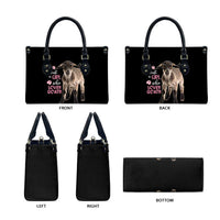 Who Loves Goat Just A Girl Christmas Trees Christmas Christmas Leather Bag Xmas Holiday Patterns - Wonder Print Shop