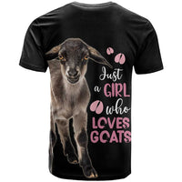 Who Loves Goat Just A Girl Christmas Trees Christmas Christmas T Shirt Xmas Holiday Patterns - Wonder Print Shop