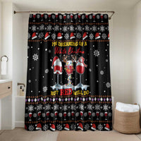 Wine Red Christmas Christmas Christmas Bathroom Set Xmas Holiday Patterns - Wonder Print Shop