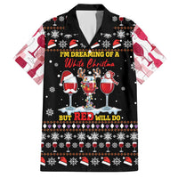 Wine Red Christmas Christmas Christmas Hawaiian Shirt Xmas Holiday Patterns - Wonder Print Shop