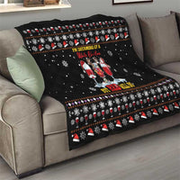 Wine Red Christmas Christmas Christmas Quilt Xmas Holiday Patterns - Wonder Print Shop