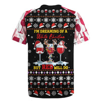 Wine Red Christmas Christmas Christmas Rugby Jersey Xmas Holiday Patterns - Wonder Print Shop