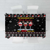 Wine Red Christmas Christmas Christmas Tablecloth Xmas Holiday Patterns - Wonder Print Shop