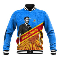 Patrice Lumumba Baseball Jacket with Congolese Flag Colors and African History Quote - Wonder Print Shop