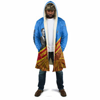 Patrice Lumumba Cloak with Congolese Flag Colors and African History Quote - Wonder Print Shop