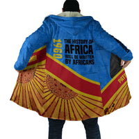 Patrice Lumumba Cloak with Congolese Flag Colors and African History Quote - Wonder Print Shop