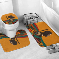 Patrice Lumumba Bathroom Set with Profile Portrait and Bold Africa Will Rise Statement - Wonder Print Shop