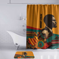 Patrice Lumumba Bathroom Set with Profile Portrait and Bold Africa Will Rise Statement - Wonder Print Shop