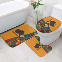 Patrice Lumumba Bathroom Set with Profile Portrait and Bold Africa Will Rise Statement - Wonder Print Shop